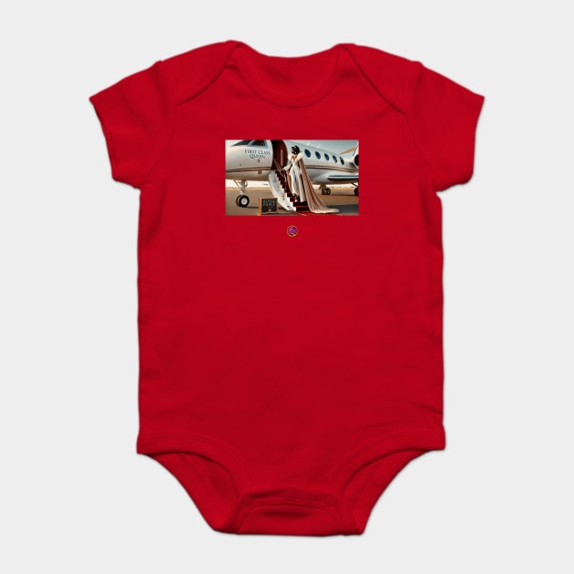 firstclassqueen royal force one Baby Bodysuit by FirstClassQueen